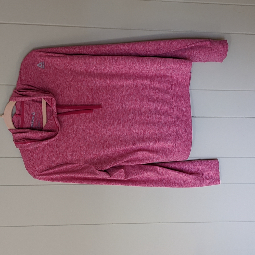 Pink Reebok Hooded Long Sleeve